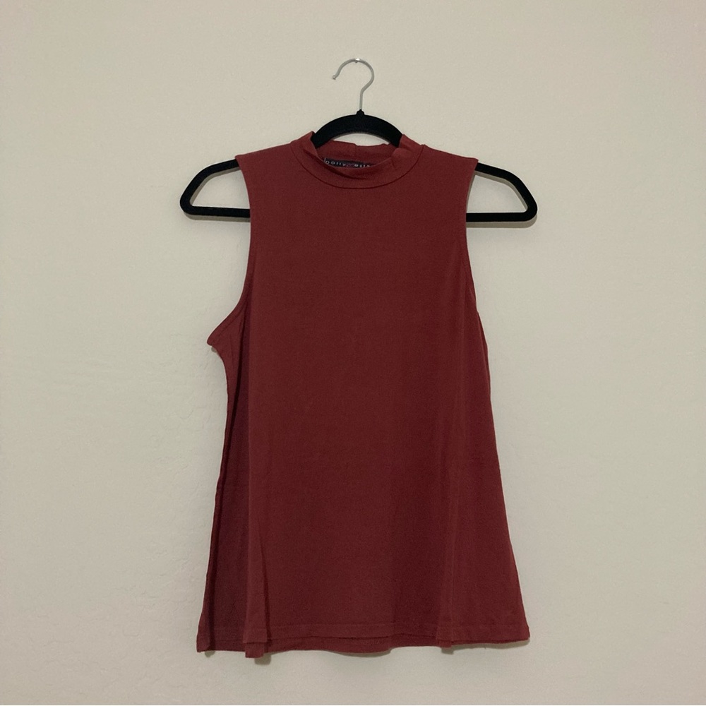 Macy's Polly & Esther Mock Neck Tank Top